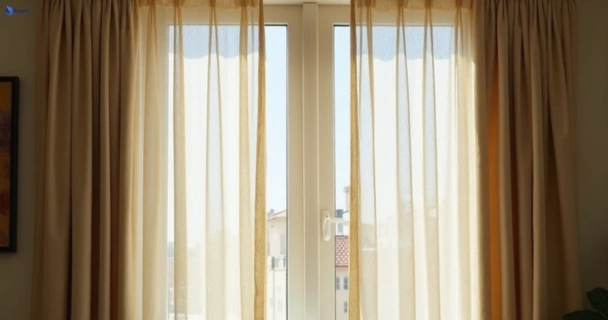 Dull dusty drapes in yellingbo-vic before professional cleaning